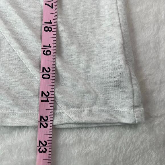 A New Day White Twist Front V-Neck T-Shirt Size Medium - Picture 8 of 8